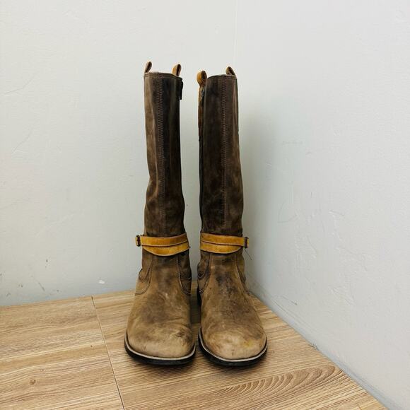 Merrell Captiva Brown Leather Buckle Down Waterproof Knee High Boots Women’s 8.5 - Picture 2 of 9